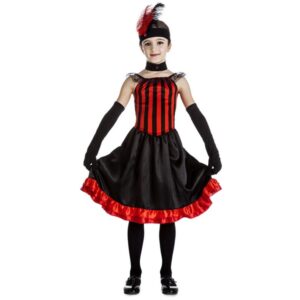 DISFRAZ DE CAN CAN ROJO BEBÉ NIÑA