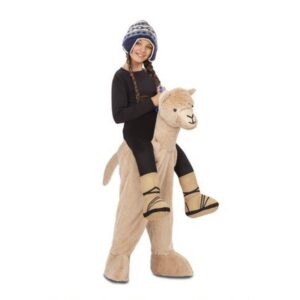 DISFRAZ DE ALPACA A HOMBROS INFANTIL