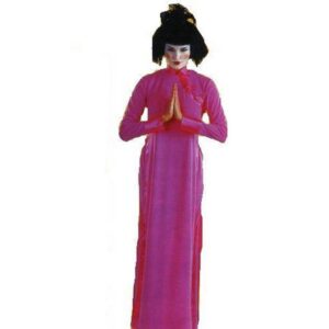 DISFRAZ DE CHINA FUCSIA MUJER