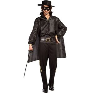 DISFRAZ DE ZORRO JUSTICIERO HOMBRE