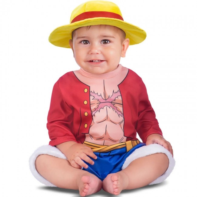 DISFRAZ DE LUFFY PARA BEBÉ