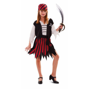 DISFRAZ DE PIRATA ECONÓMICO NIÑA