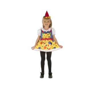DISFRAZ DE PAYASO BEBÉ NIÑA
