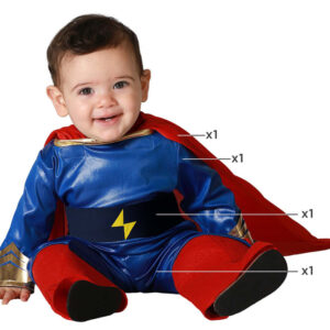 DISFRAZ DE SUPERHÉROE PODEROSO BEBÉ